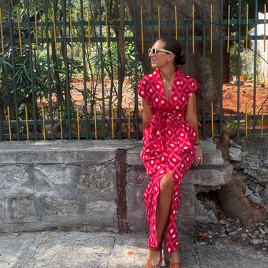 Ikat 053 Cotton Kaftan