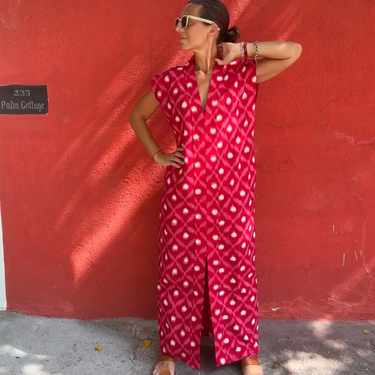 Ikat 053 Cotton Kaftan