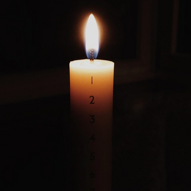 Advent Taper Beeswax Candle