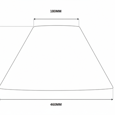 Oatmeal 46cm lampshade