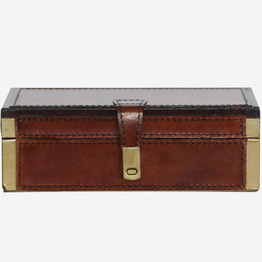 Riviera Midi Leather Jewellery Box