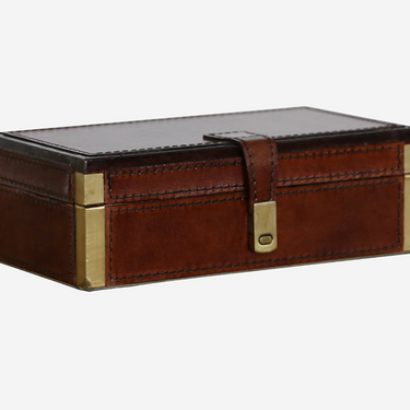 Riviera Midi Leather Jewellery Box