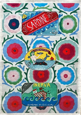 Emma Sheehan linen tea towel