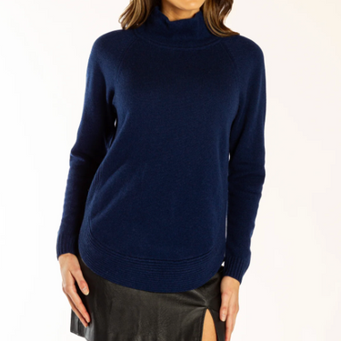 AW26 90/10 Merino & Cashmere Funnel Neck Jumper
