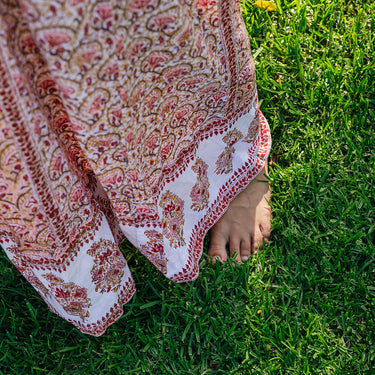 Anokhi vintage cotton kaftan dress