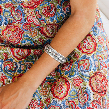 St silver dolphin cuff