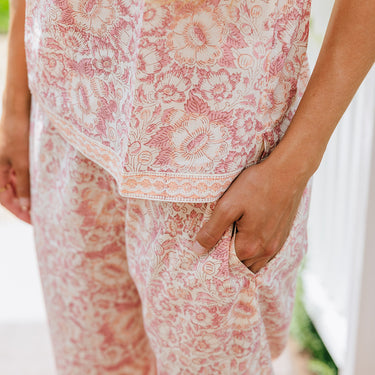 Anokhi strappy PJ set