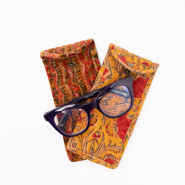 block print spectacle case