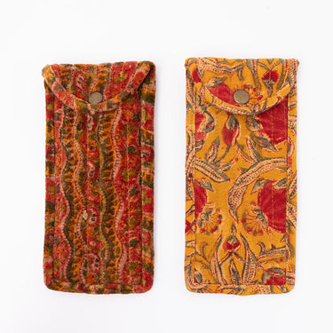 block print spectacle case