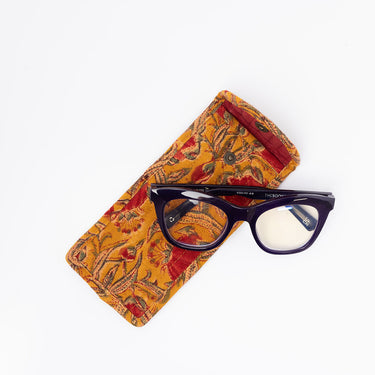 block print spectacle case