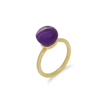 Sina gold gemstone ring