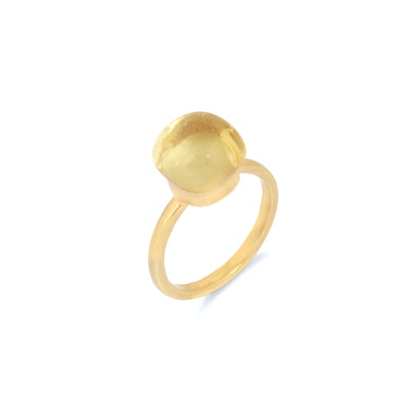 Sina gold gemstone ring