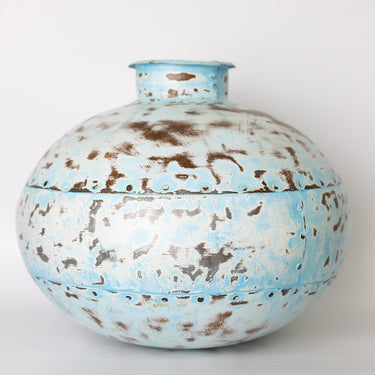 village iron water pot