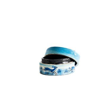 Hand Painted Papiér Mâché Ring Box