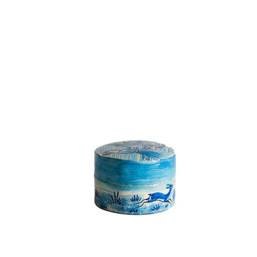 Hand Painted Papiér Mâché Ring Box