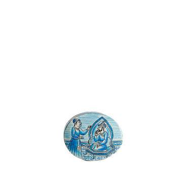 Hand Painted Papiér Mâché Ring Box