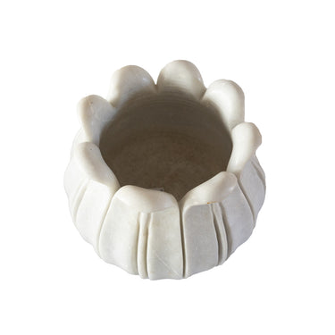 Carved Lotus Bud Planter