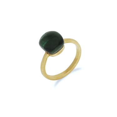 Sina gold gemstone ring