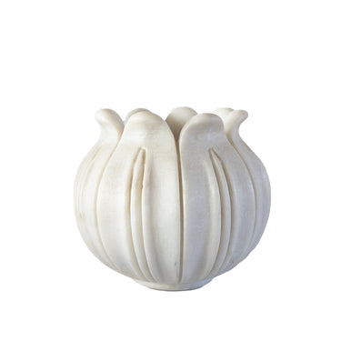 Carved Lotus Bud Planter