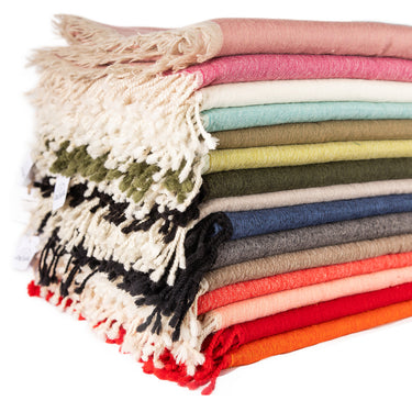 Merino Boiled Wool Throw