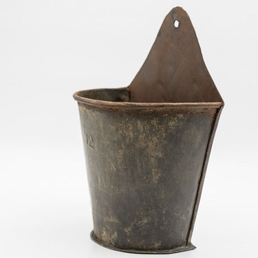 Iron wall vase