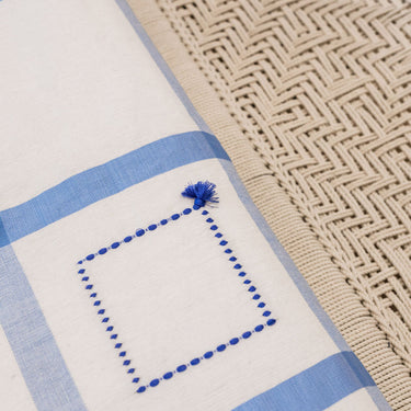 cross patch cotton bedspread