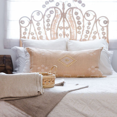 Cotton applique bedcover