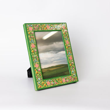 Hand Painted Lacquer Work Photo Frame