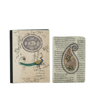Handmade recycled cotton paper journal