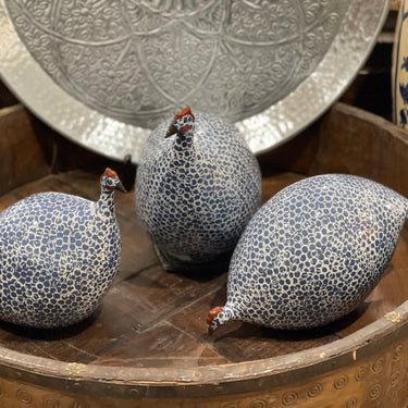 ceramic guinea fowl pintade