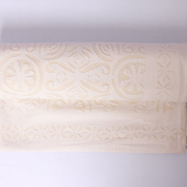 Cotton applique bedcover