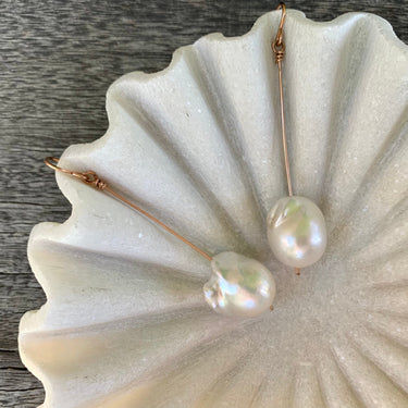 rose gold may baroque pearl drops