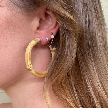 Bamboo earrings
