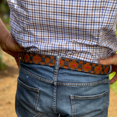 capybara leather gaucho belt