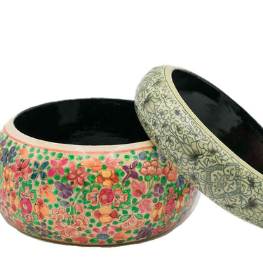 Hand-Painted Papiér Mâché Bangle