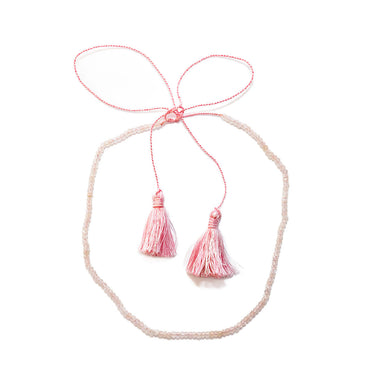 gemstone tassel necklace