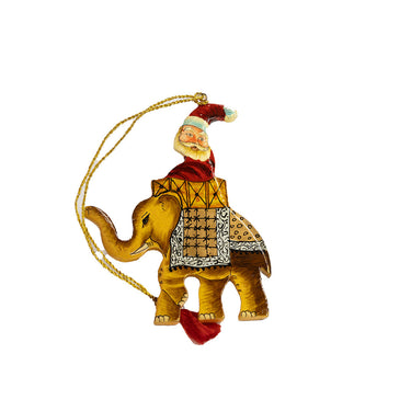 Hand-Painted Hanging Papier Mâché Christmas Decorations
