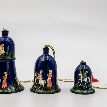 papier mache christmas bell