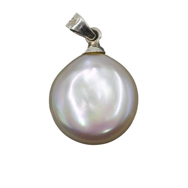 coin pearl pendant