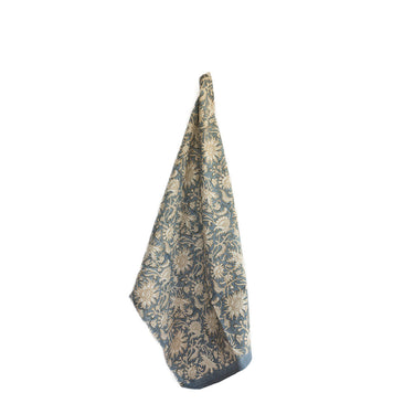 Block printed kitchen utility towel