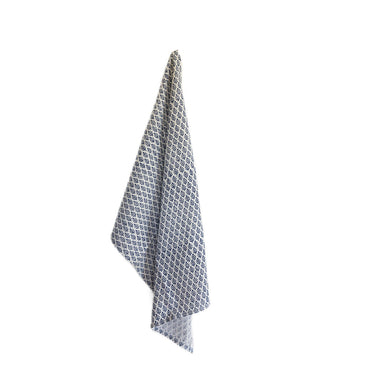 Block printed kitchen utility towel