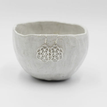 seed of life sterling silver drops
