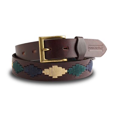 Argentinian saddle leather belt