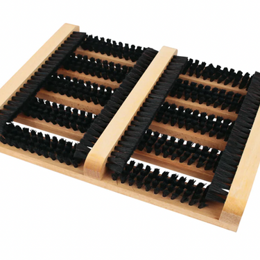 Beechwood Doormat - Side Scrapers