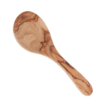 olive wood serving spoon