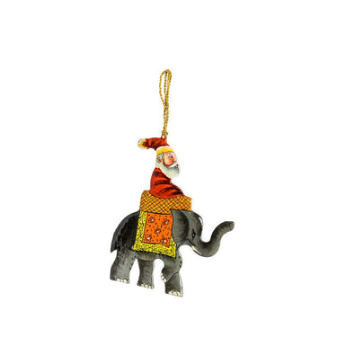 Hand-Painted Hanging Papier Mâché Christmas Decorations